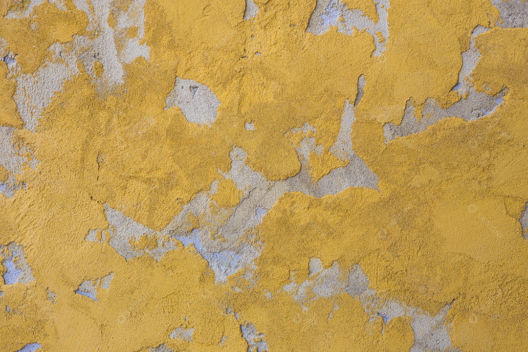 Textura de parede amarela grunge.