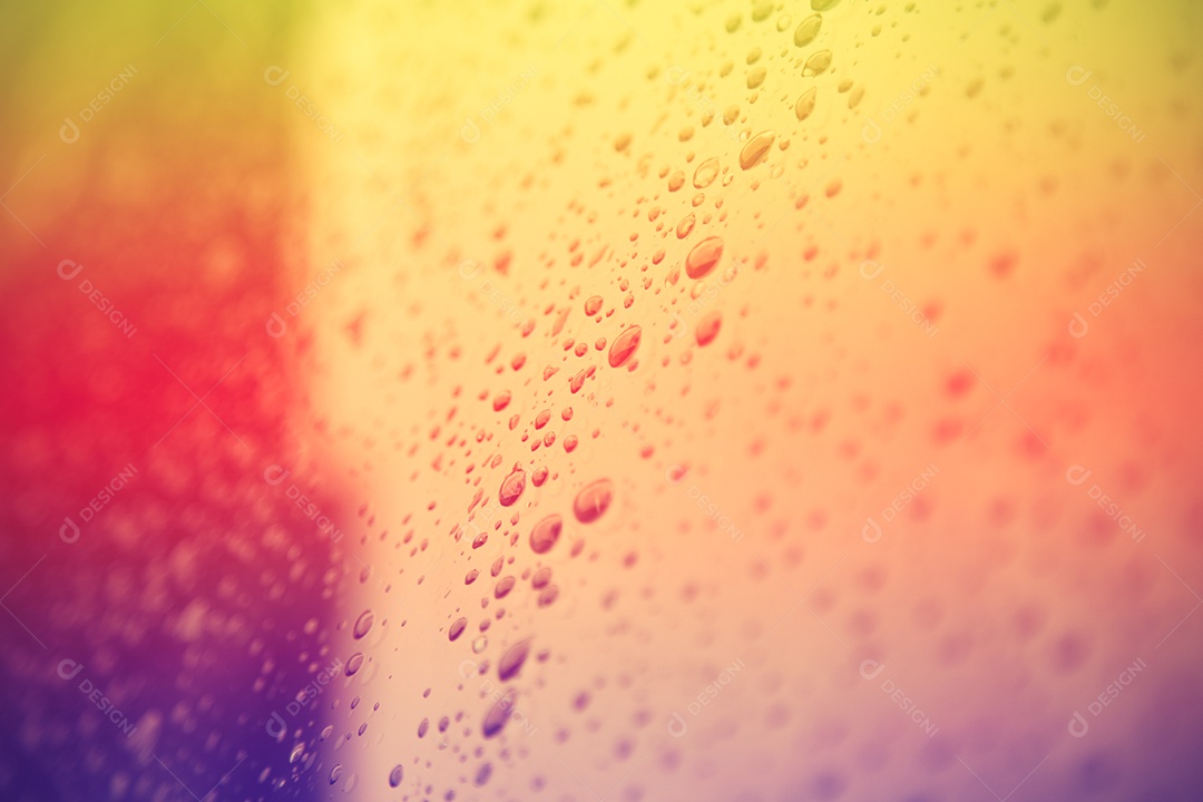 Gotas de água fundo vintage cor.