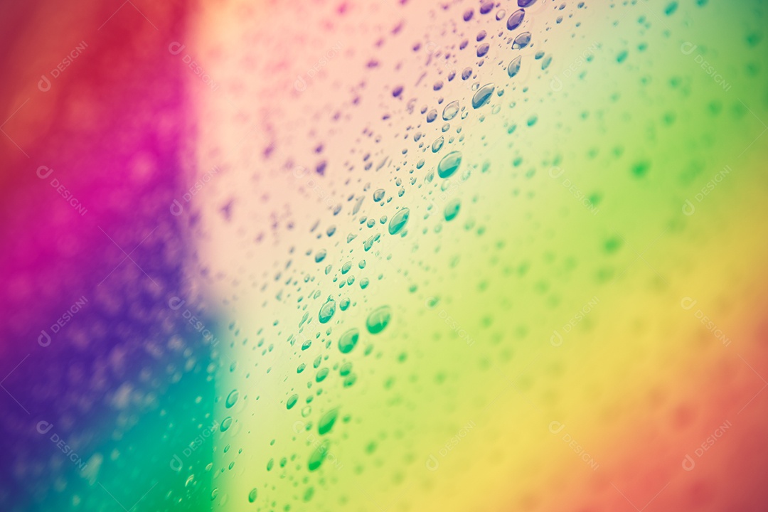 Gotas de água fundo vintage cor.