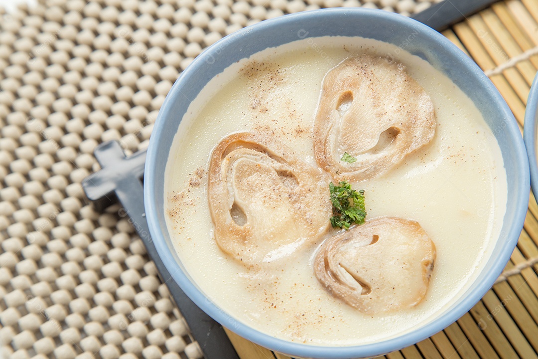 Sopa creme de cogumelos