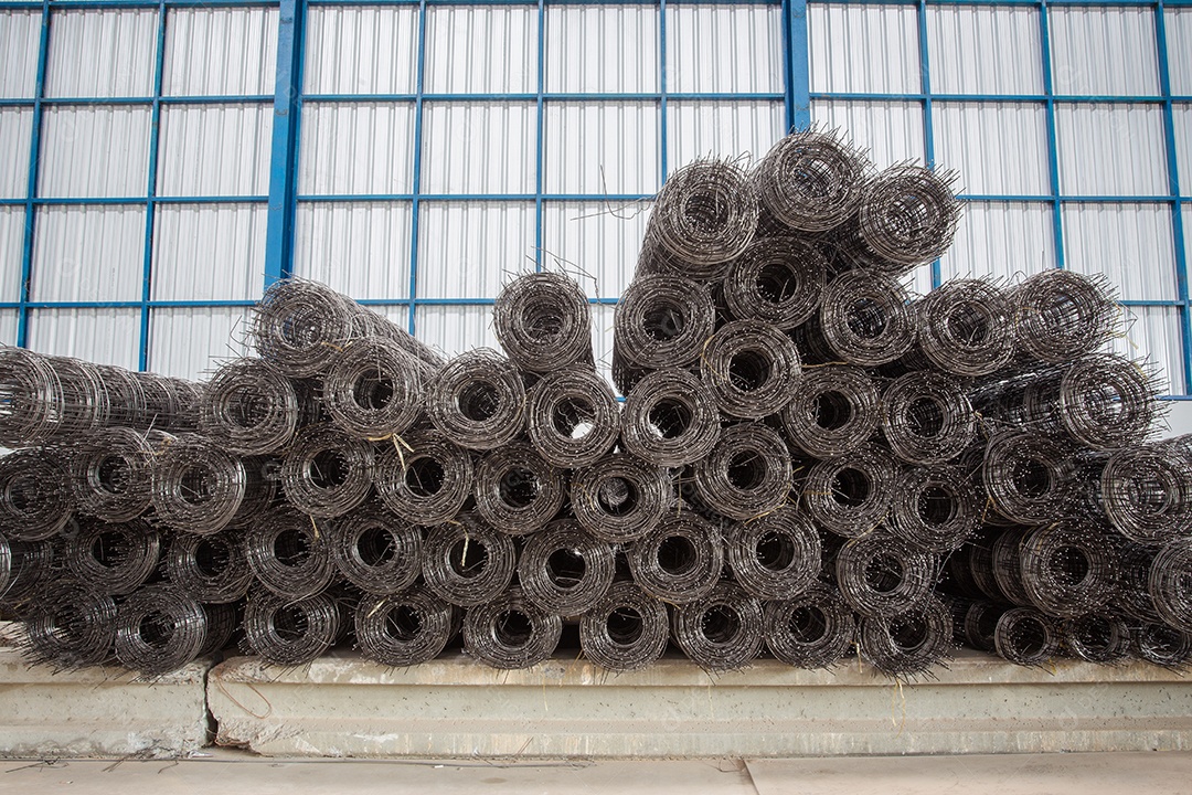 Fios de ferro para construção.