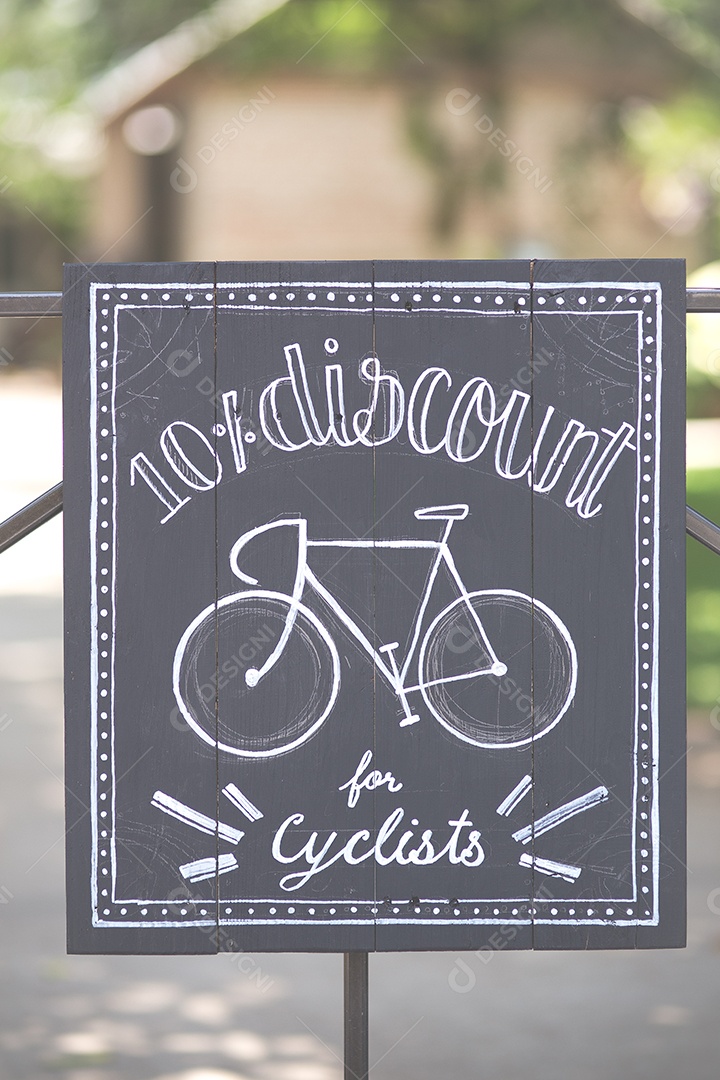 Desconto cor de filme de sinal.