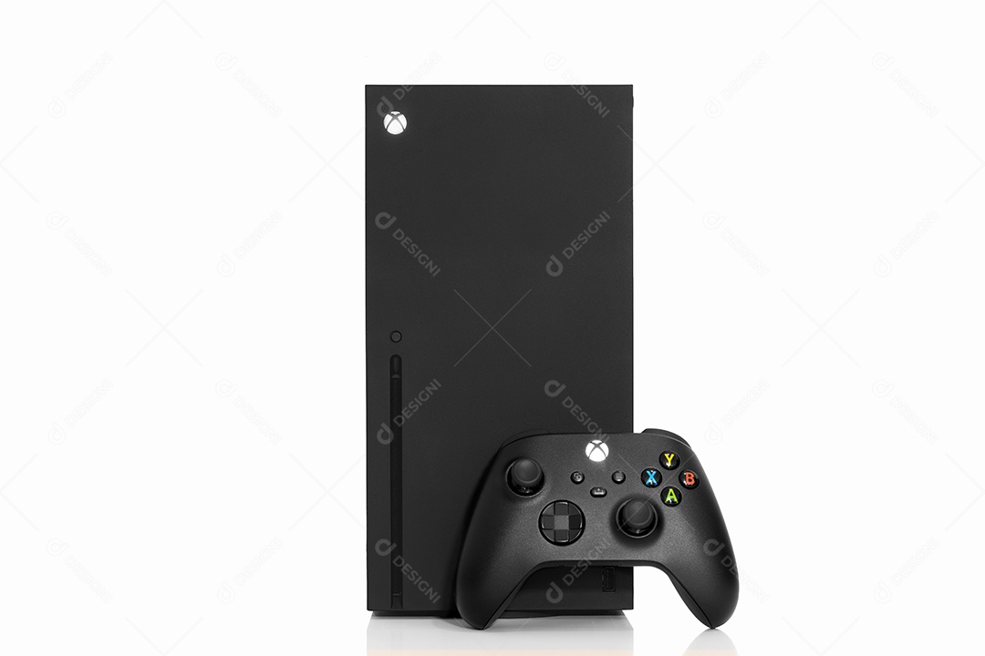 Xbox Series X com controle