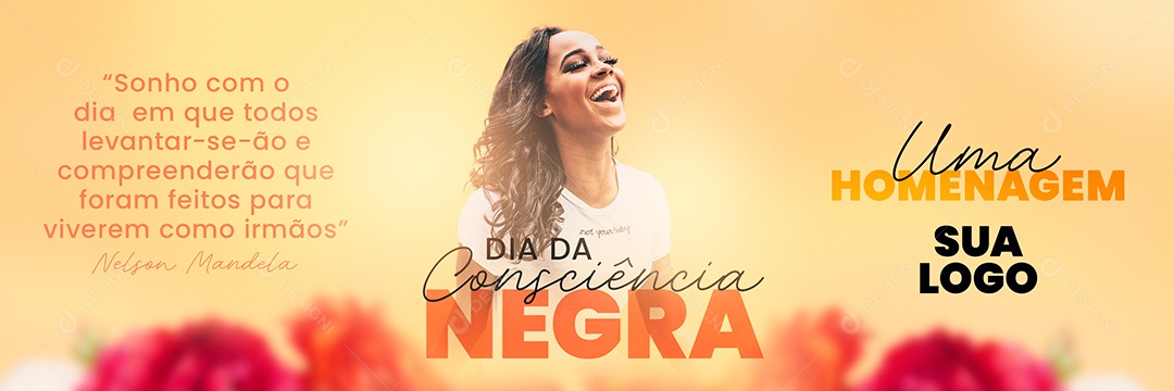 Dia da Consciência Negra Vidas Negras Importam Social Media PSD Editável