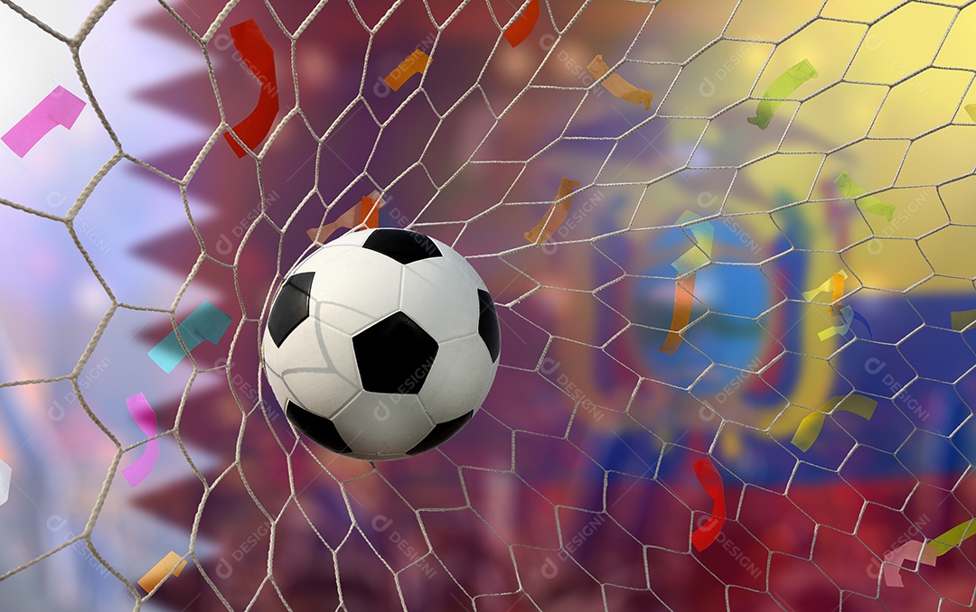 Competição da Copa do Futebol entre o Catar nacional e nacional