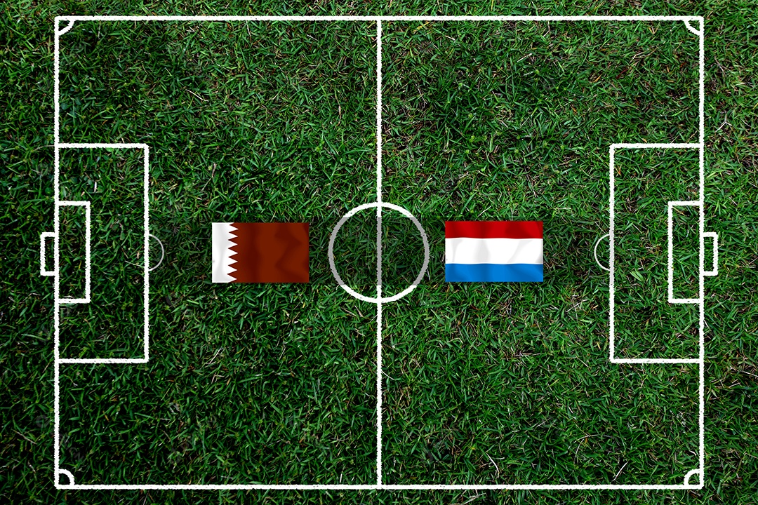 Competição da Copa do Futebol entre o Catar nacional