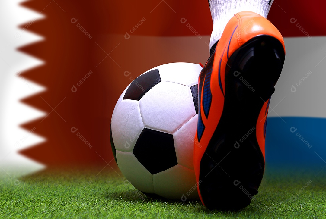 Competição da Copa do Futebol entre o Catar nacional