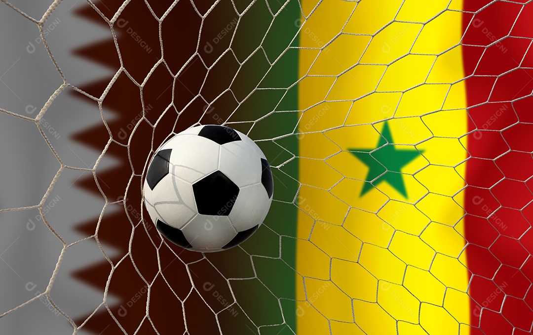 Competição da Copa do Futebol entre o Catar nacional e nacional