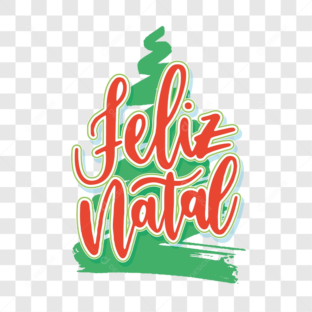 Lettering Feliz Natal EPS + PNG