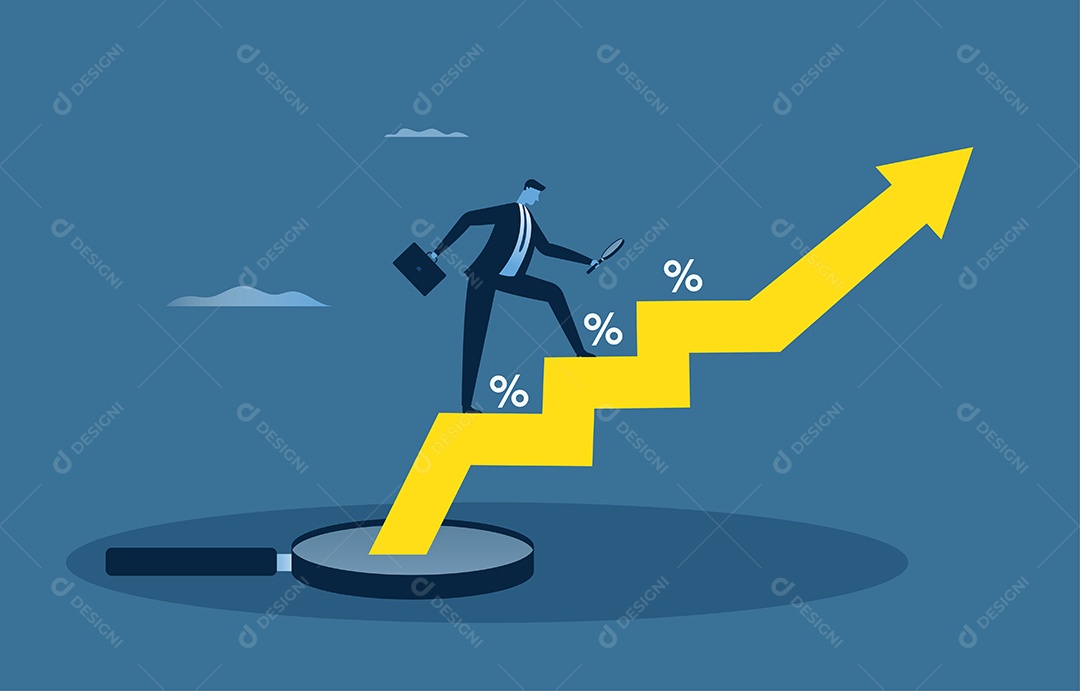 Empresários definem seus objetivos de negócios para ajudá-los a chegar ao topo