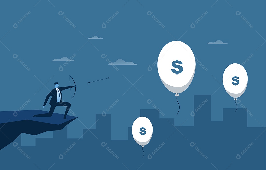 Empresários definem seus objetivos de negócios para ajudá-los a chegar ao topo