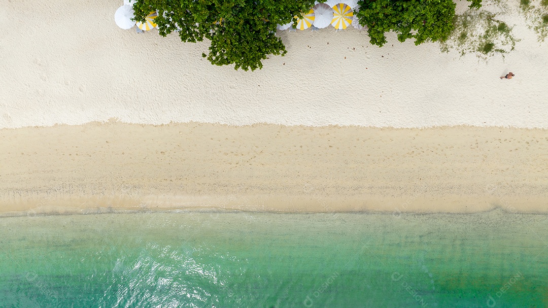 Summer holidays from natural beach concept. Summer tropical beach nature. Umbrella aboard a boat and boat at Praia de Areia e Turismo Happy to play in the sand.