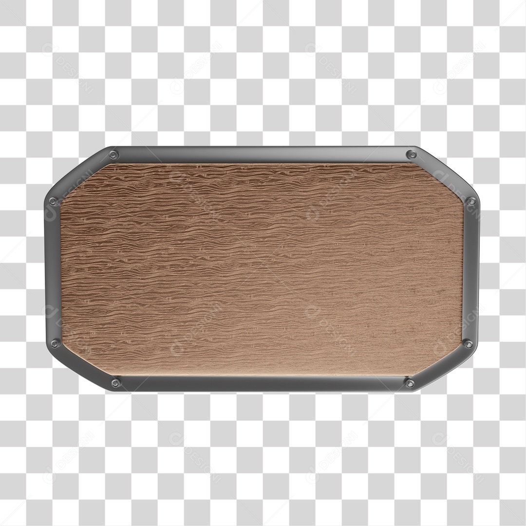 Placa de Madeira Para Composição de Texto PNG Transparente