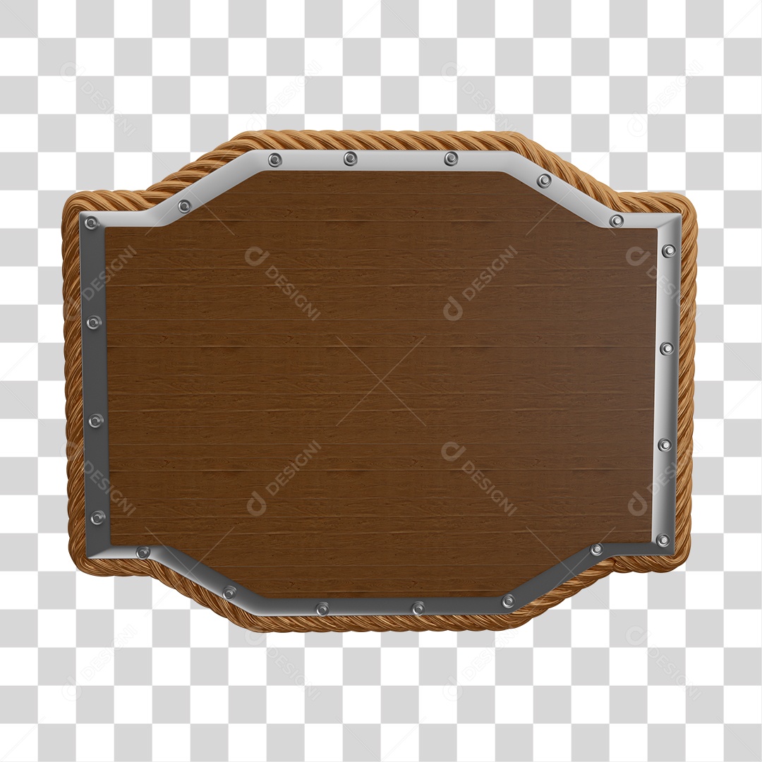 Placa de Madeira Para Composição de Texto PNG Transparente