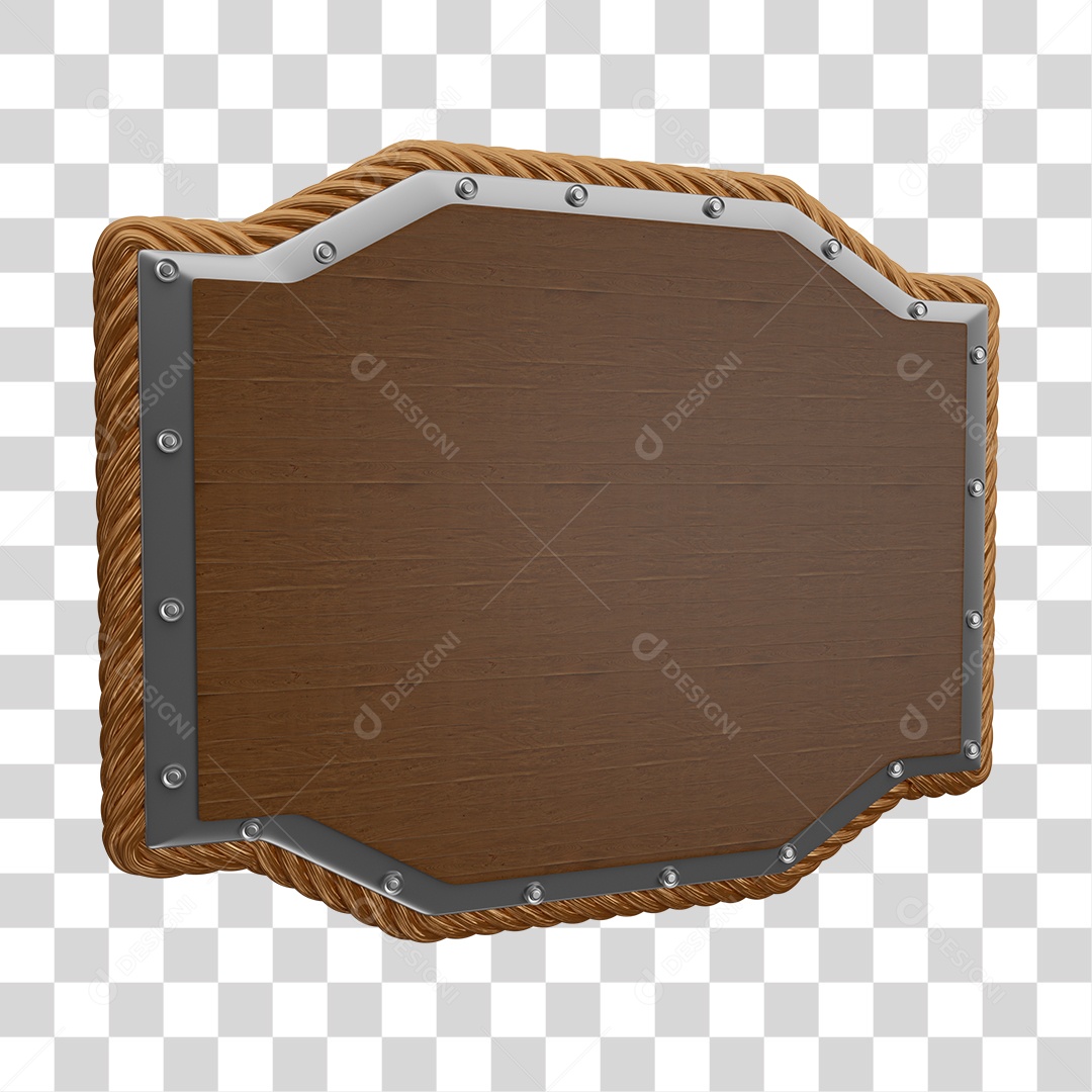 Placa de Madeira Para Composição de Texto PNG Transparente