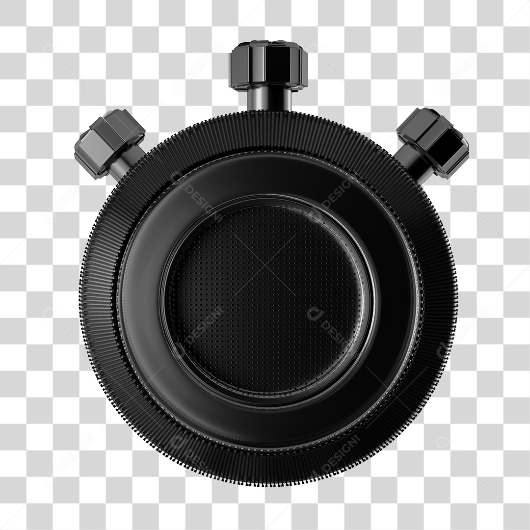 Elemento 3D Para Composição Temporizador PNG Transparente