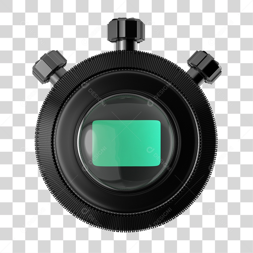 Elemento 3D Para Composição Temporizador PNG Transparente