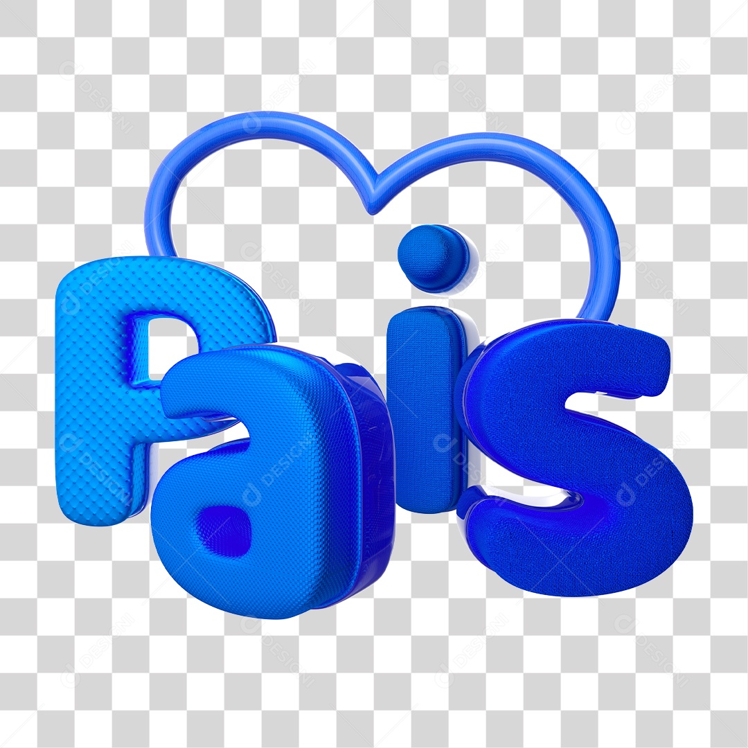 Selo 3D Para Composição Pais PNG Transparente