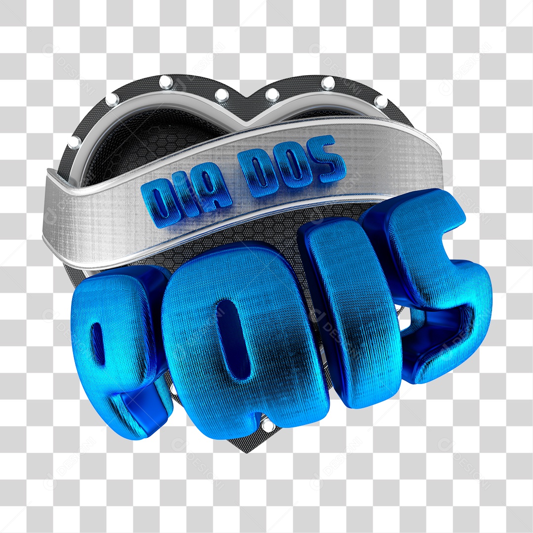 Selo 3D Dia dos Pais PNG Transparente Sem Fundo