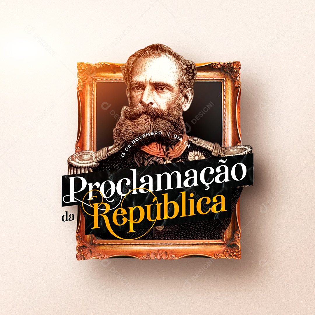 Proclamação Da República 15 de Novembro Social Media PSD Editável