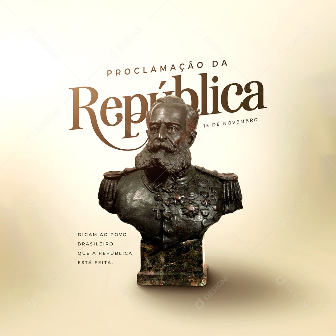 Proclamação Da República 15 de Novembro Social Media PSD Editável