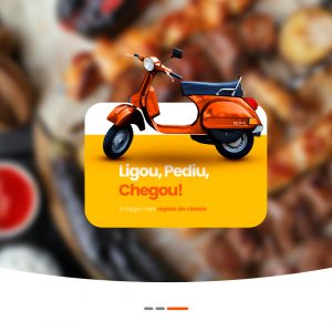 Ligou Pediu Chegou Delivery Social Media PSD Editável