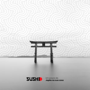 Sushi um Pouco do Japão na sua Casa Comida Japonesa Social Media PSD Editável