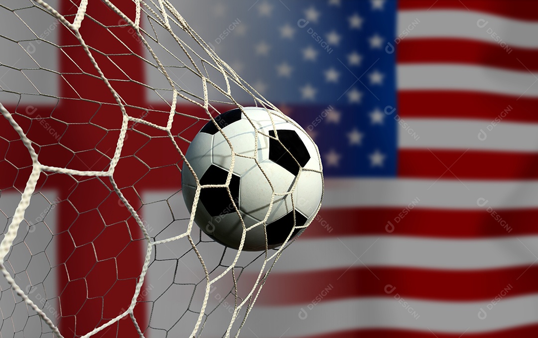 Competição da Copa de Futebol entre a Inglaterra nacional e a América nacional.