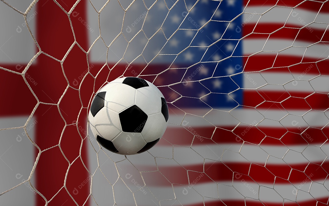 Competição da Copa de Futebol entre a Inglaterra nacional e a América nacional.