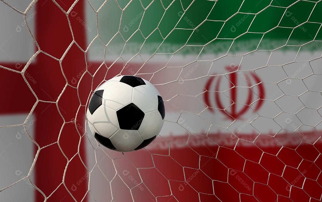 Competição da Copa de Futebol entre a Inglaterra nacional e o Irã nacional.