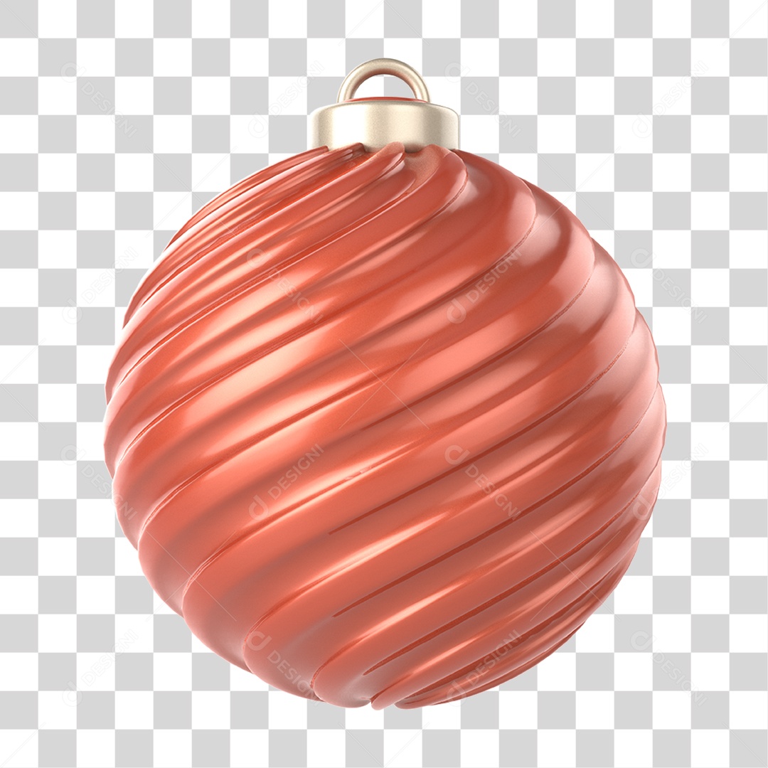 Bola de Enfeite de Natal PNG Transparente