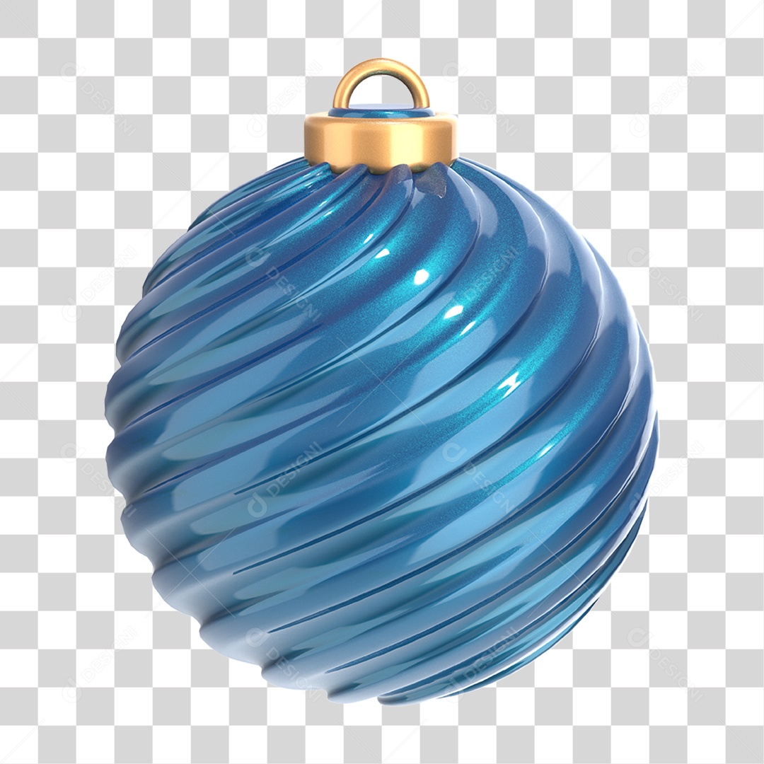 Bola de Enfeite de Natal PNG Transparente