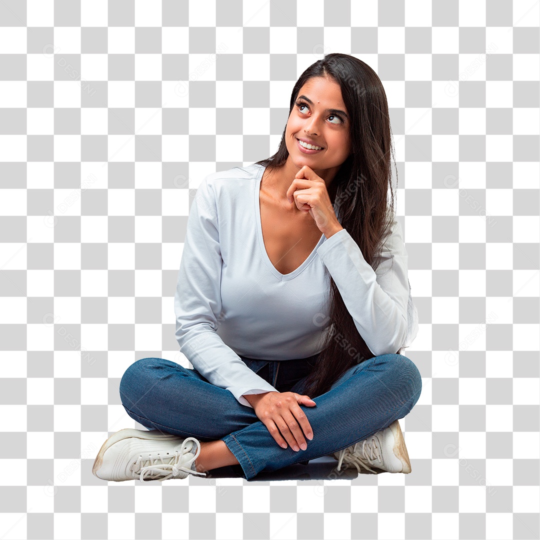 Linda mulher jovem pousando para fotos