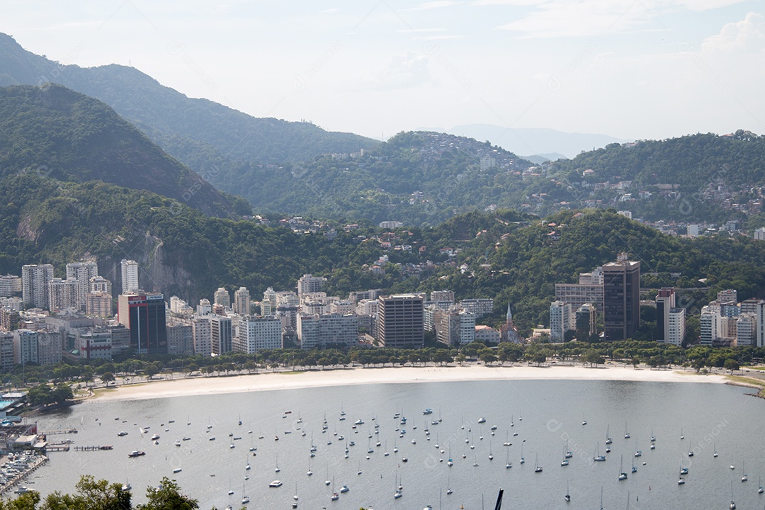 Vista aérea do Rio de Janeiro Brasil.