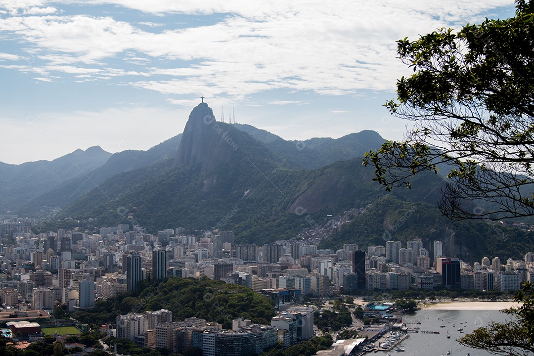 Vista aérea do Rio de Janeiro Brasil.