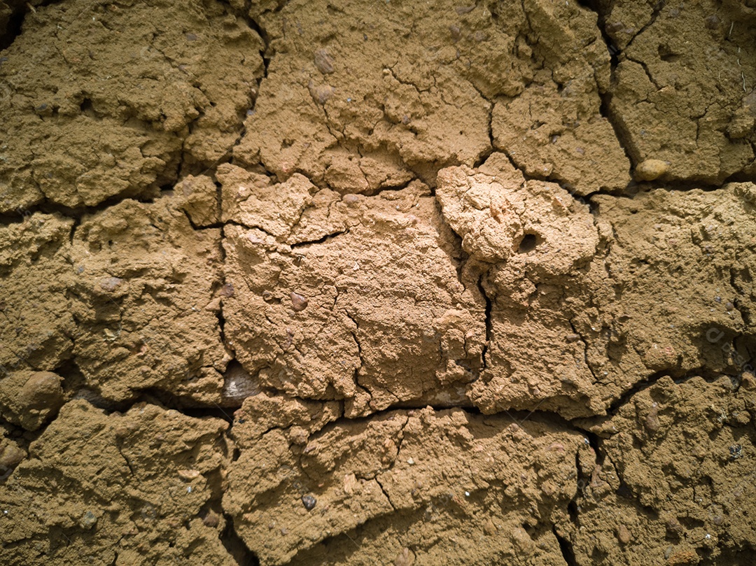 Fundo com textura de parede feita de lama.