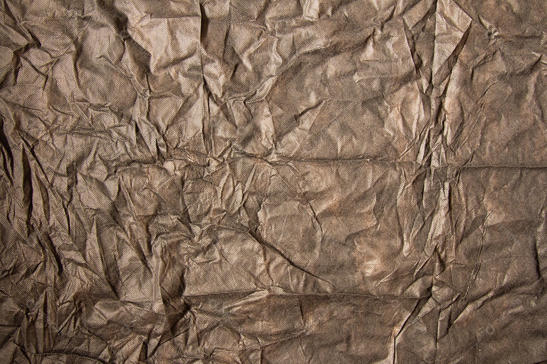 Fundo com papel dourado amassado