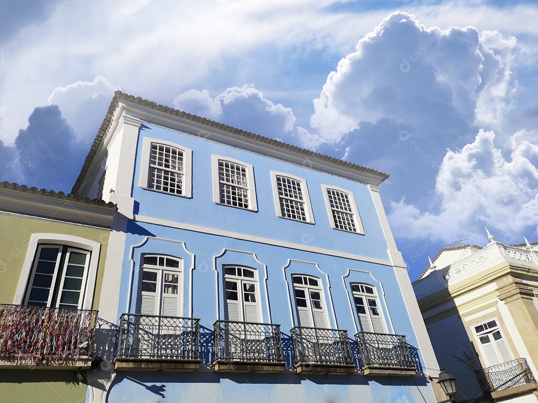 Centro histórico do Pelourinho de Salvador Bahia Brasil.
