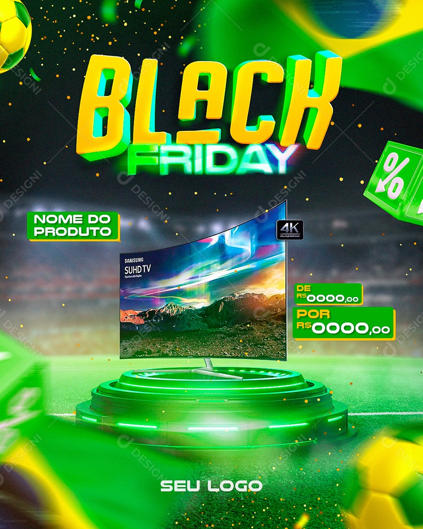 Black Friday Venha Conferir Social Media PSD Editável