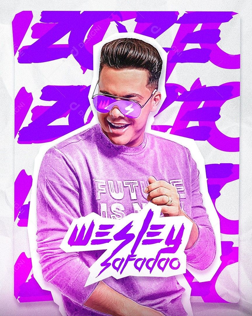 Flyer Show Wesley Safadão Social Media PSD Editável