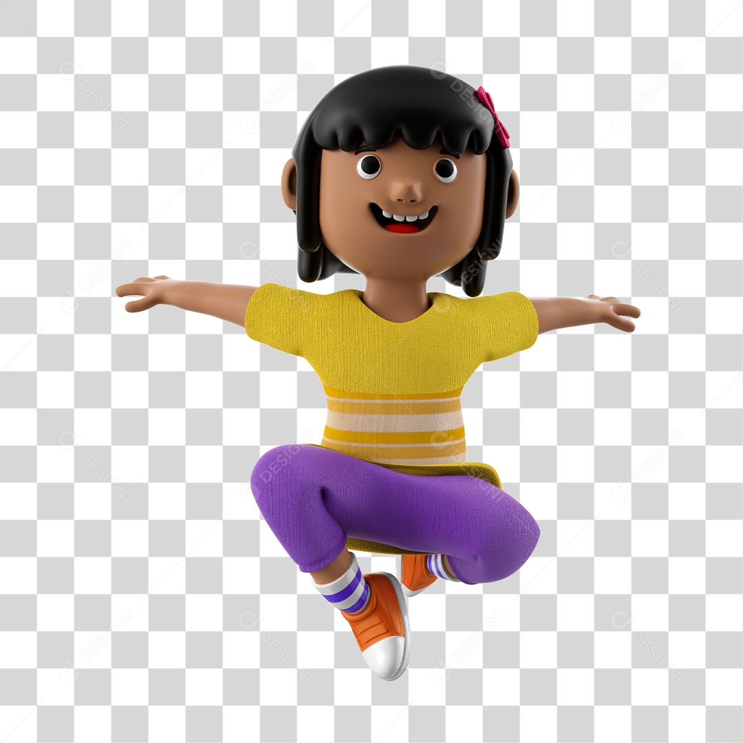 Personagem 3D Para Composição PNG Transparente