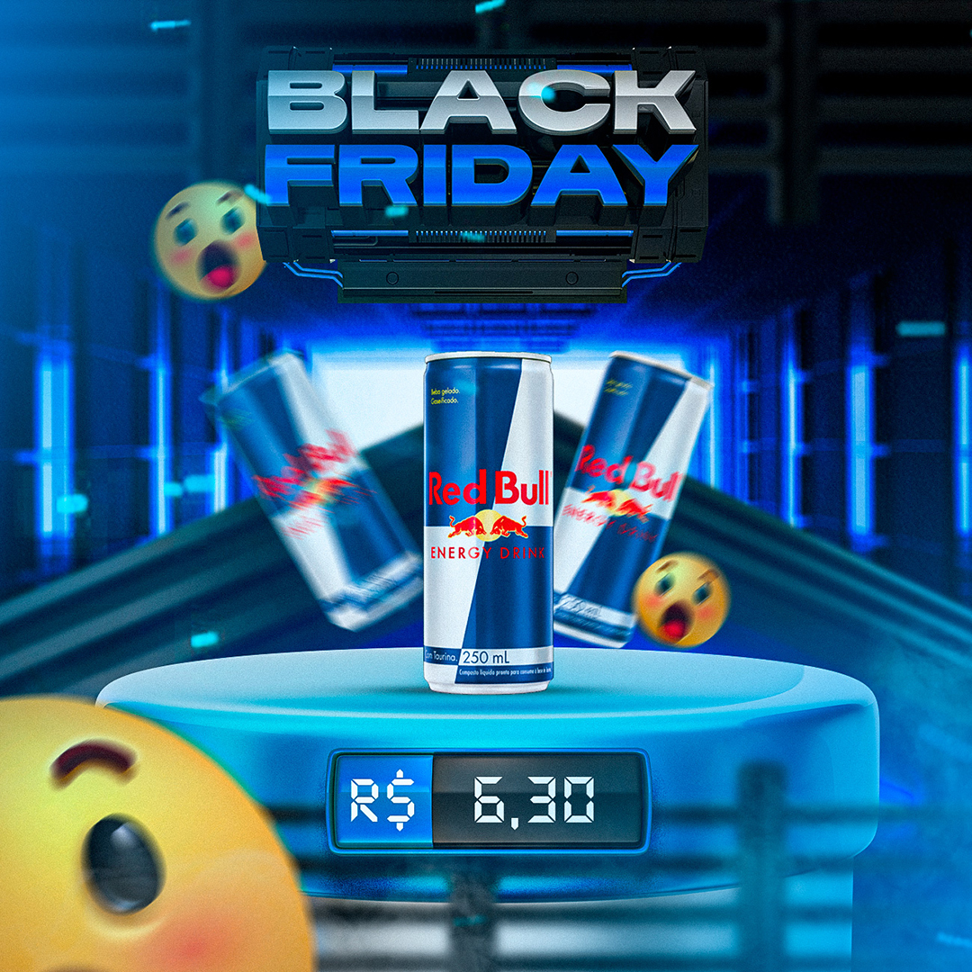 Social Media Black Friday Distribuidora de Bebidas PSD Editável