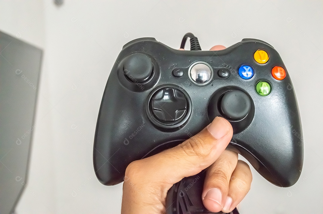 Controle de Xbox 360, console de jogos.
