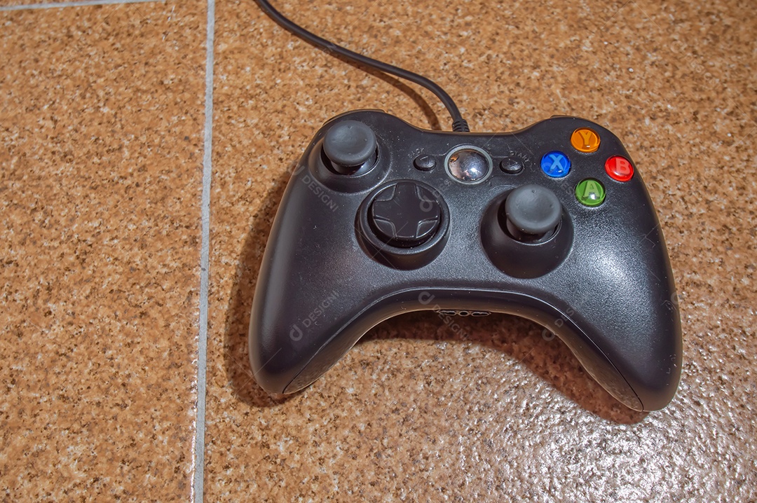 Controle de Xbox 360, console de jogos.
