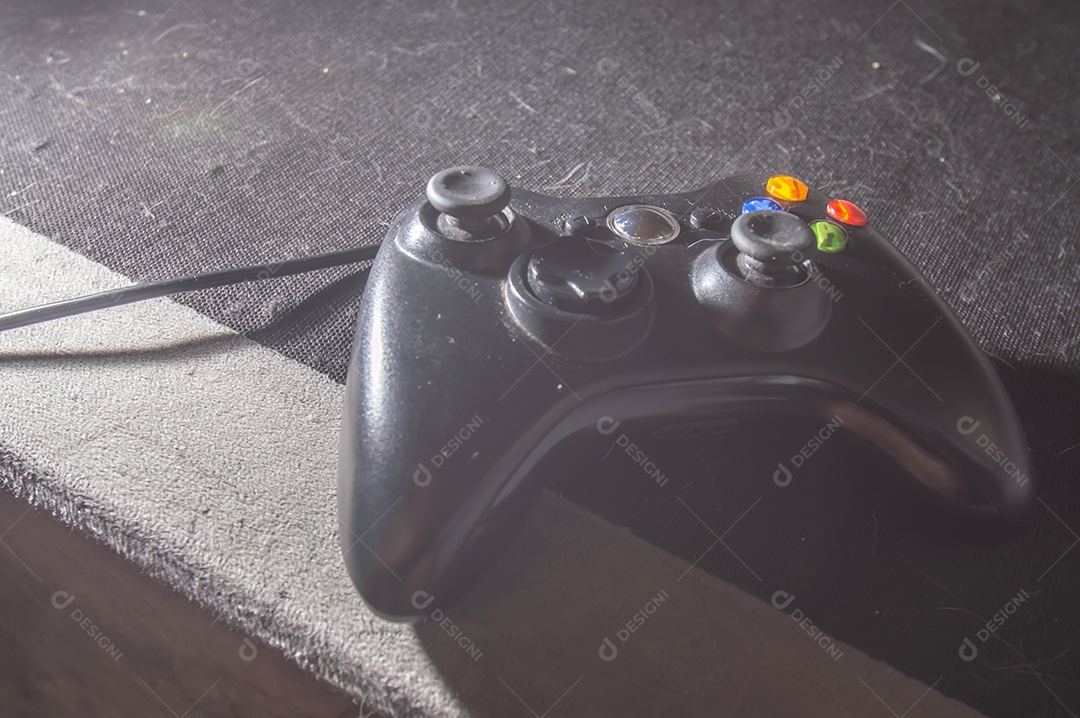 Controle de Xbox 360, console de jogos.
