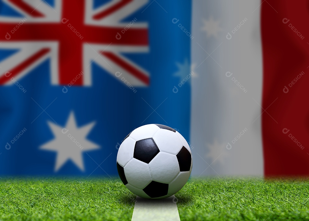 Competição da Copa de Futebol entre a Austrália nacional e a França nacional.