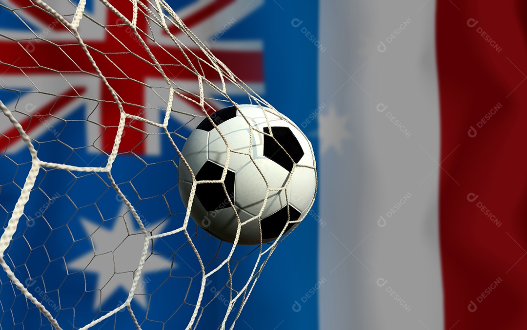 Competição da Copa de Futebol entre a Austrália nacional e a França nacional.