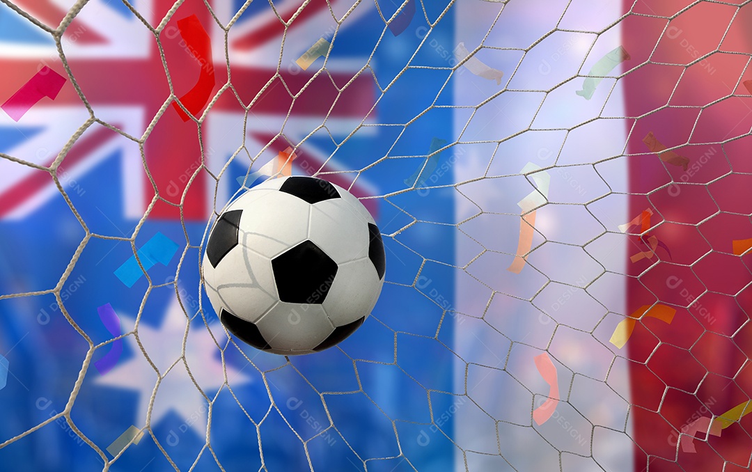 Competição da Copa de Futebol entre a Austrália nacional e a França nacional.