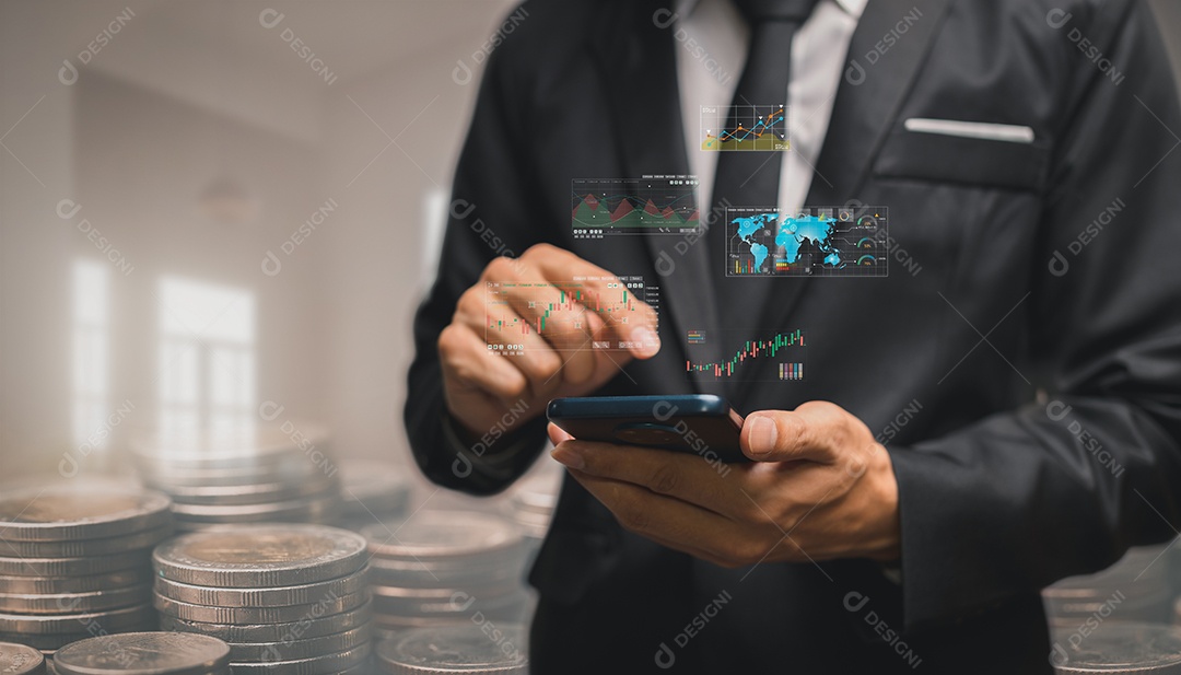 Câmbio, transferência de dinheiro, tecnologia financeira FinTech, relatório de economia