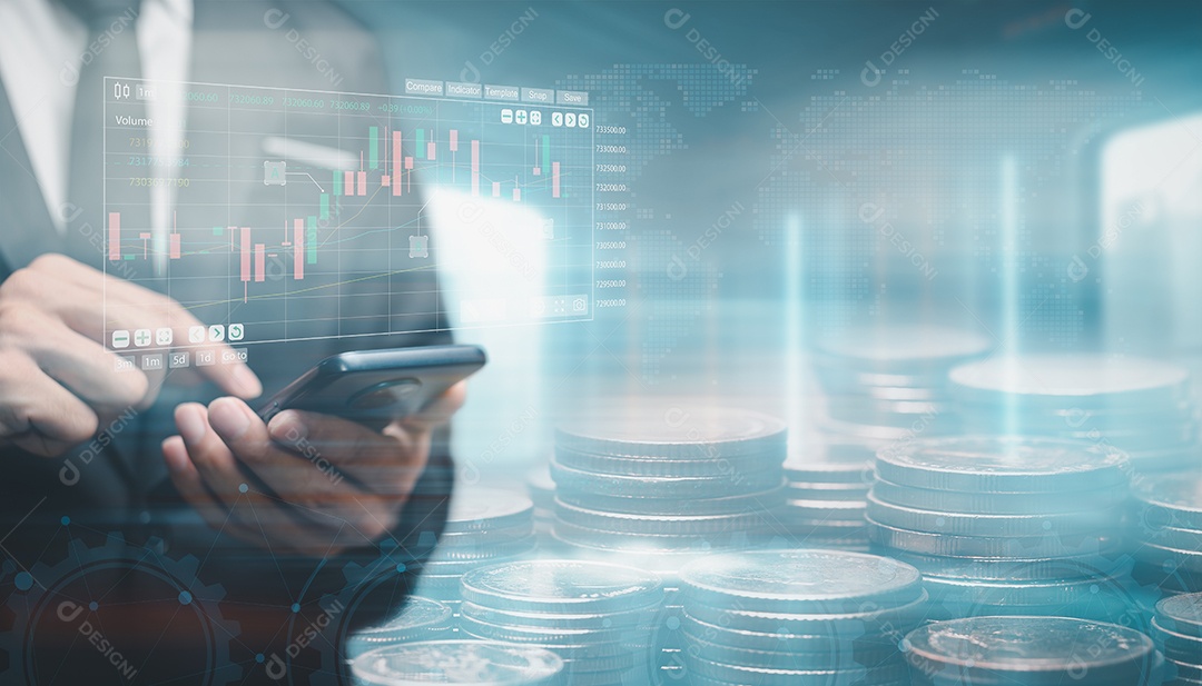 Câmbio, transferência de dinheiro, tecnologia financeira FinTech, relatório de economia